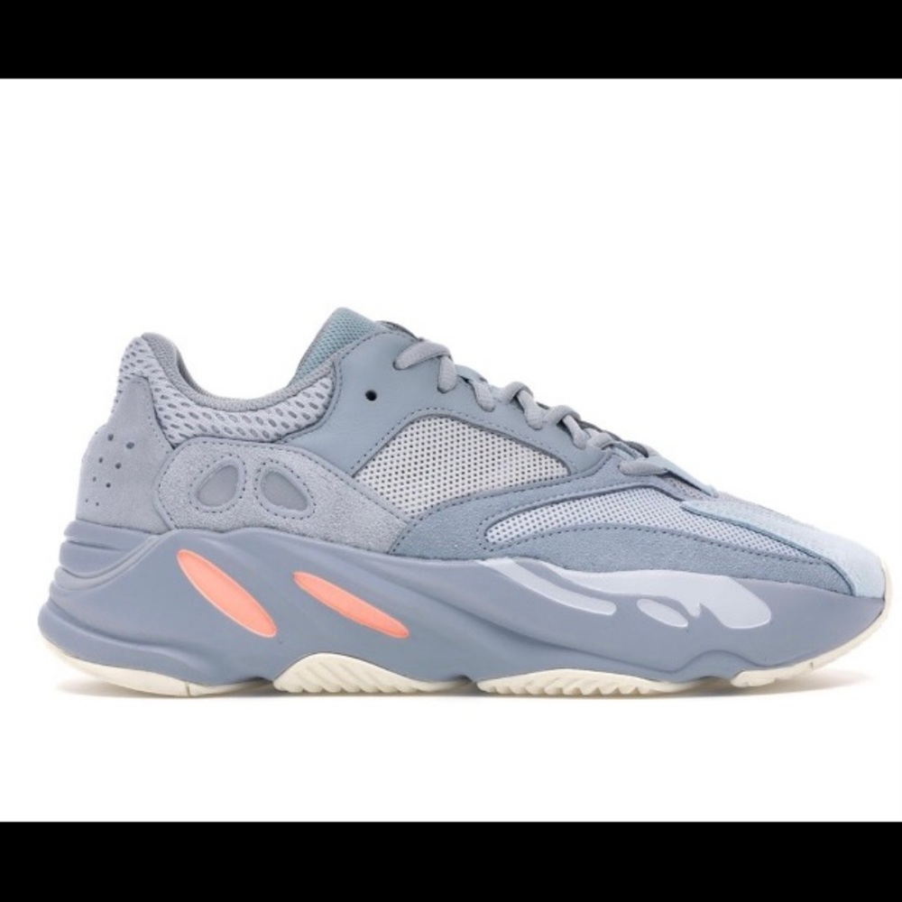 Yeezy 700 Boost Inertia; worn but professionally cleaned
